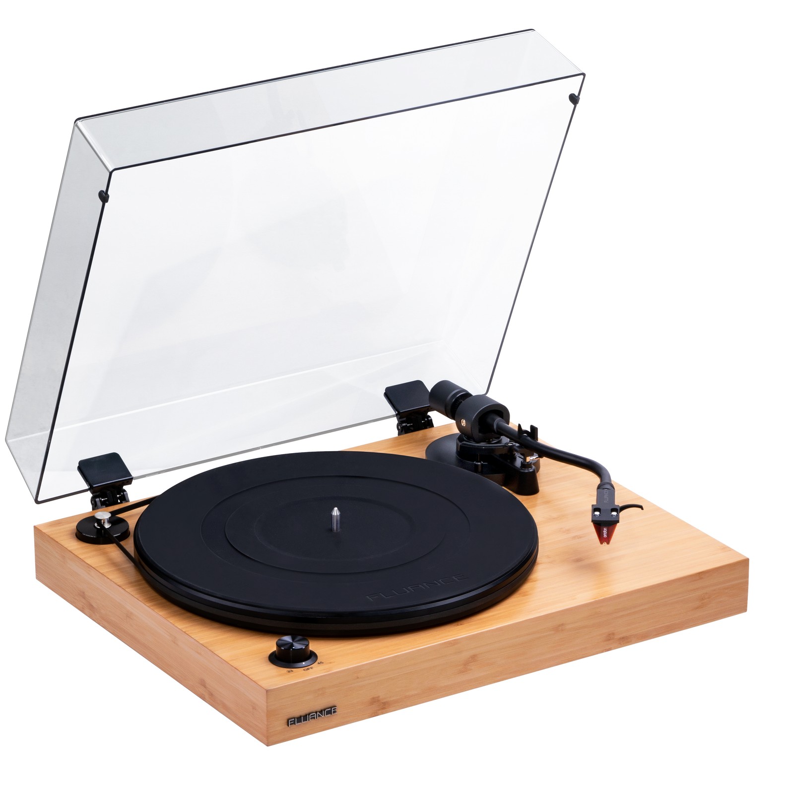 Fluance RT83 Reference Turntable with Record Weight and Vinyl Cleaning Kit