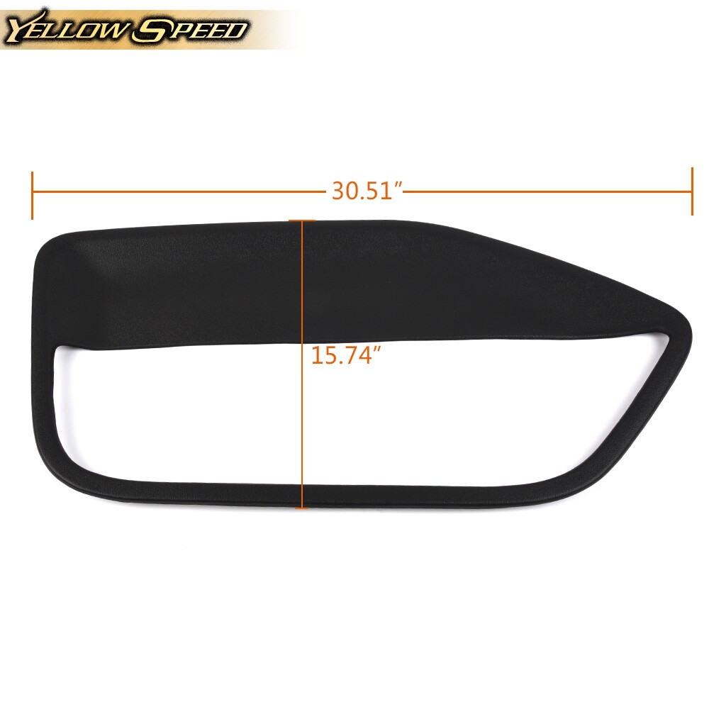Fit For Ford Mustang 2005 -2009 Pair Interior Door Panel Insert Hard Cover