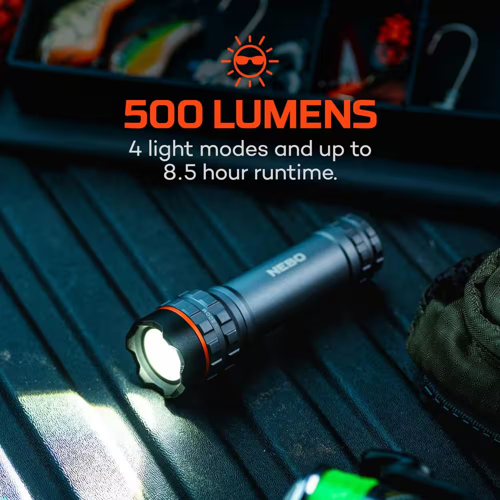 Torchy 500 Lumens Alkaline Batery LED Tactical Flashlight