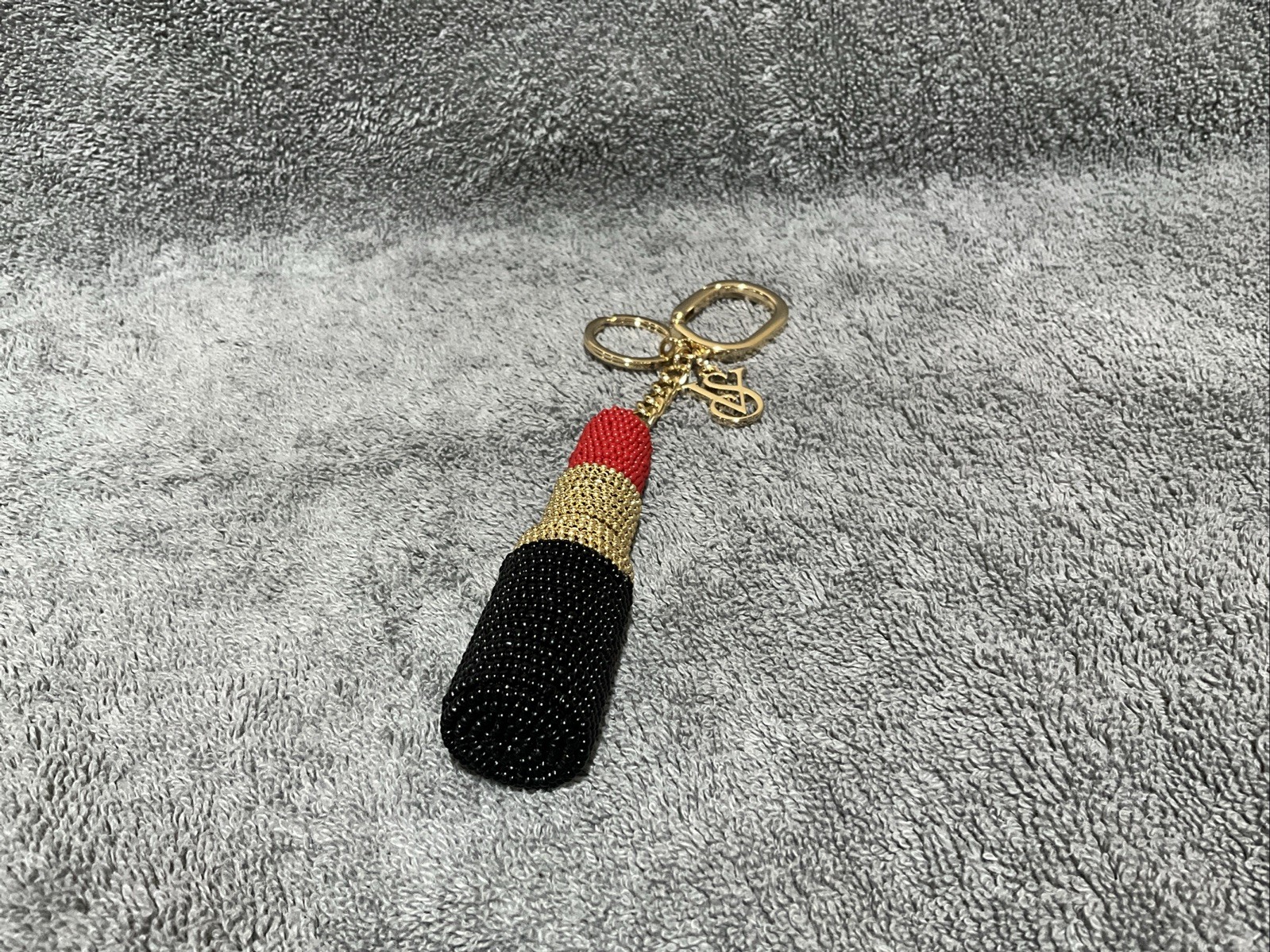 Victoria’s Secret Beaded Lipstick Bag Charm Super Cute New With Tags!