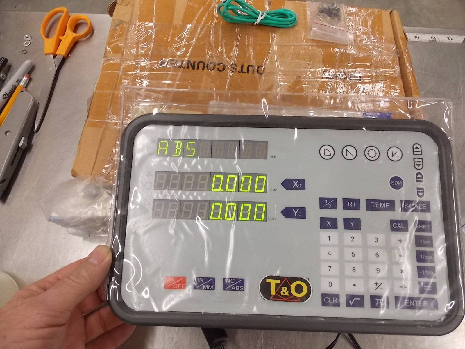 NOS ARCS CS5000 Two Axis Digital Readout DRO w/ Arm  D1