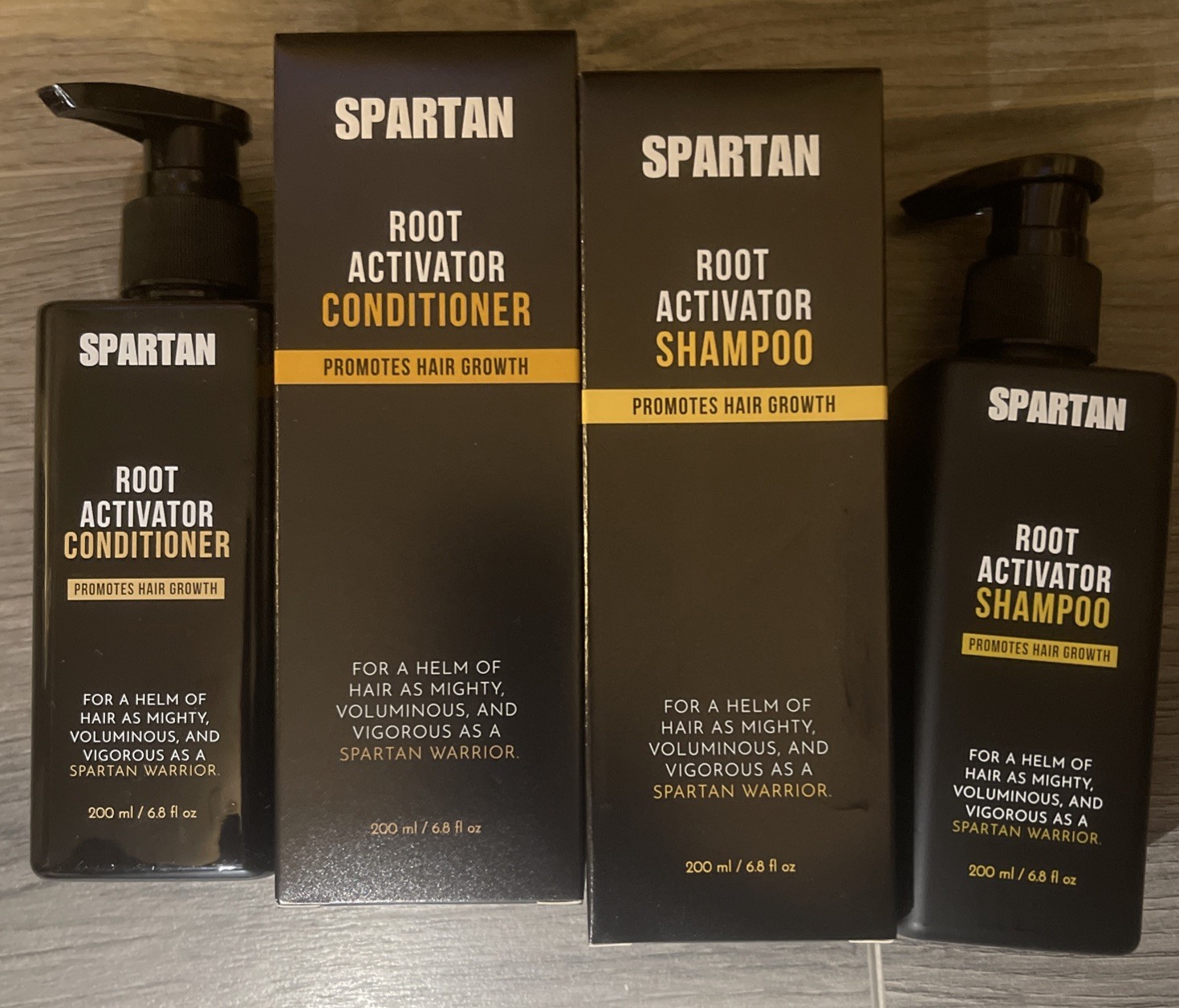 SPARTAN Root Activator Shampoo And Conditioner Set 6.8 Oz/ea NEW Sealed
