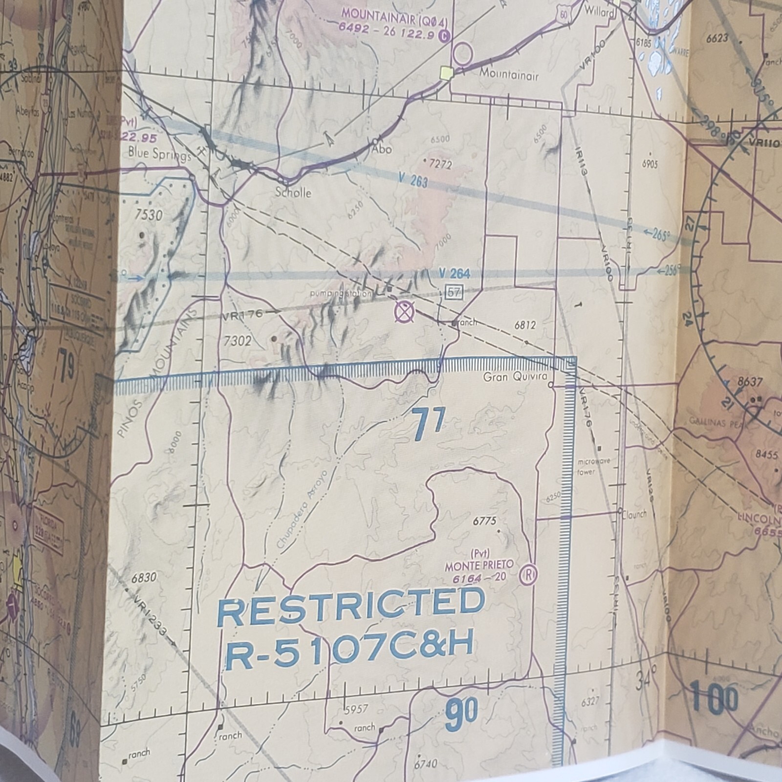 Aeronautical Chart Albuquerque 1995