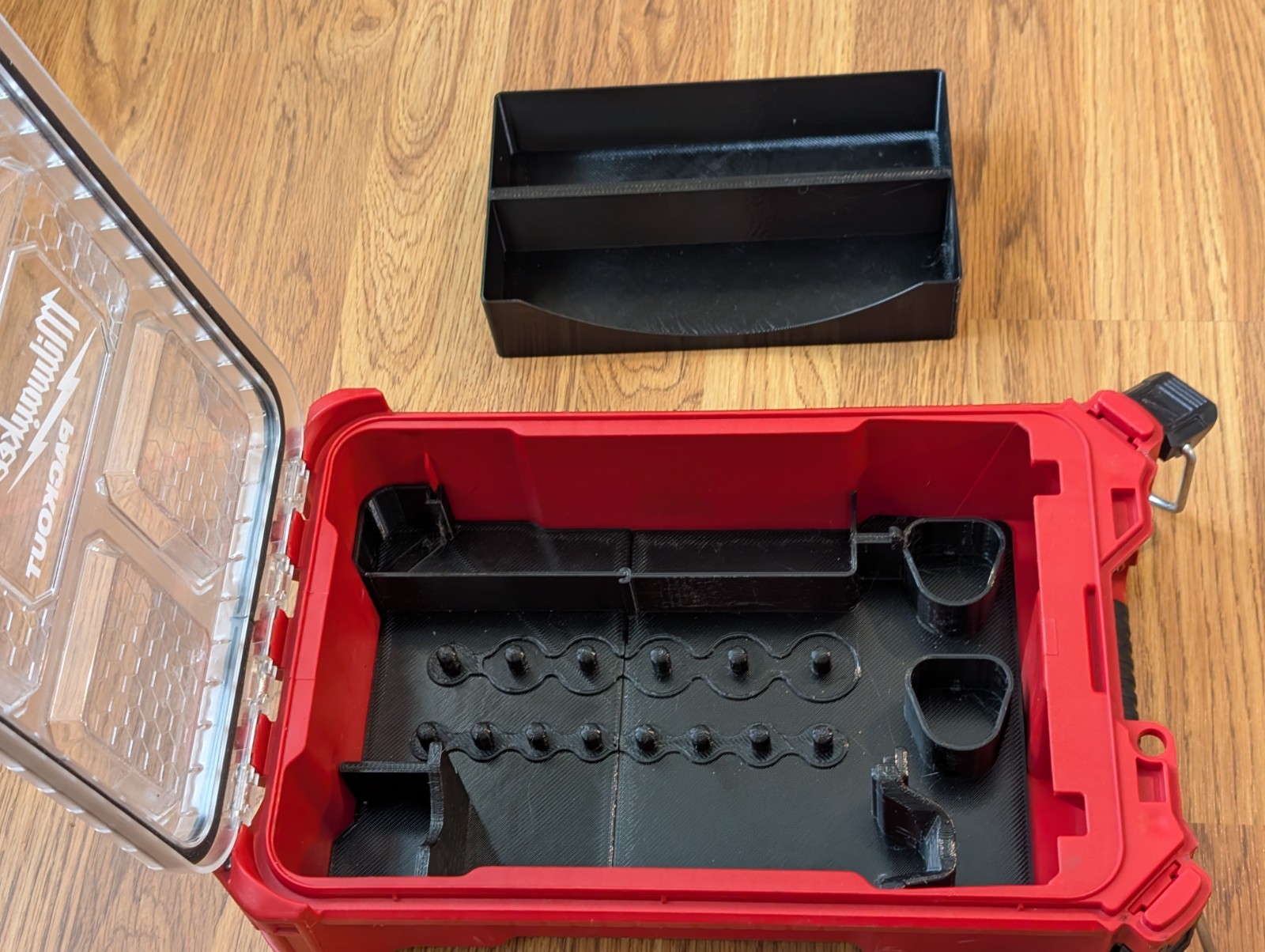 Ratchet organizer insert for milwaukee packout (Case and Tools not included)