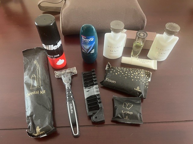 NEW BVLGARI Men's Emirates Business Class  Amenity Kit Brand New December 2025