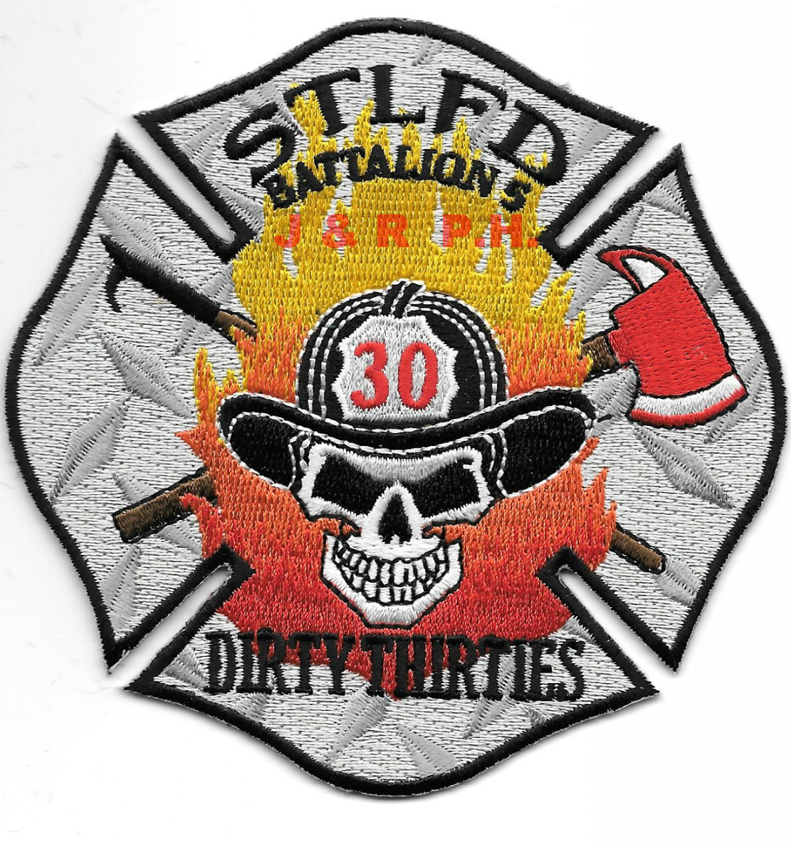 St. Louis  Engine-30 / Batt.-5  "Dirty Thirties", MO  (4" x 4" size) fire patch