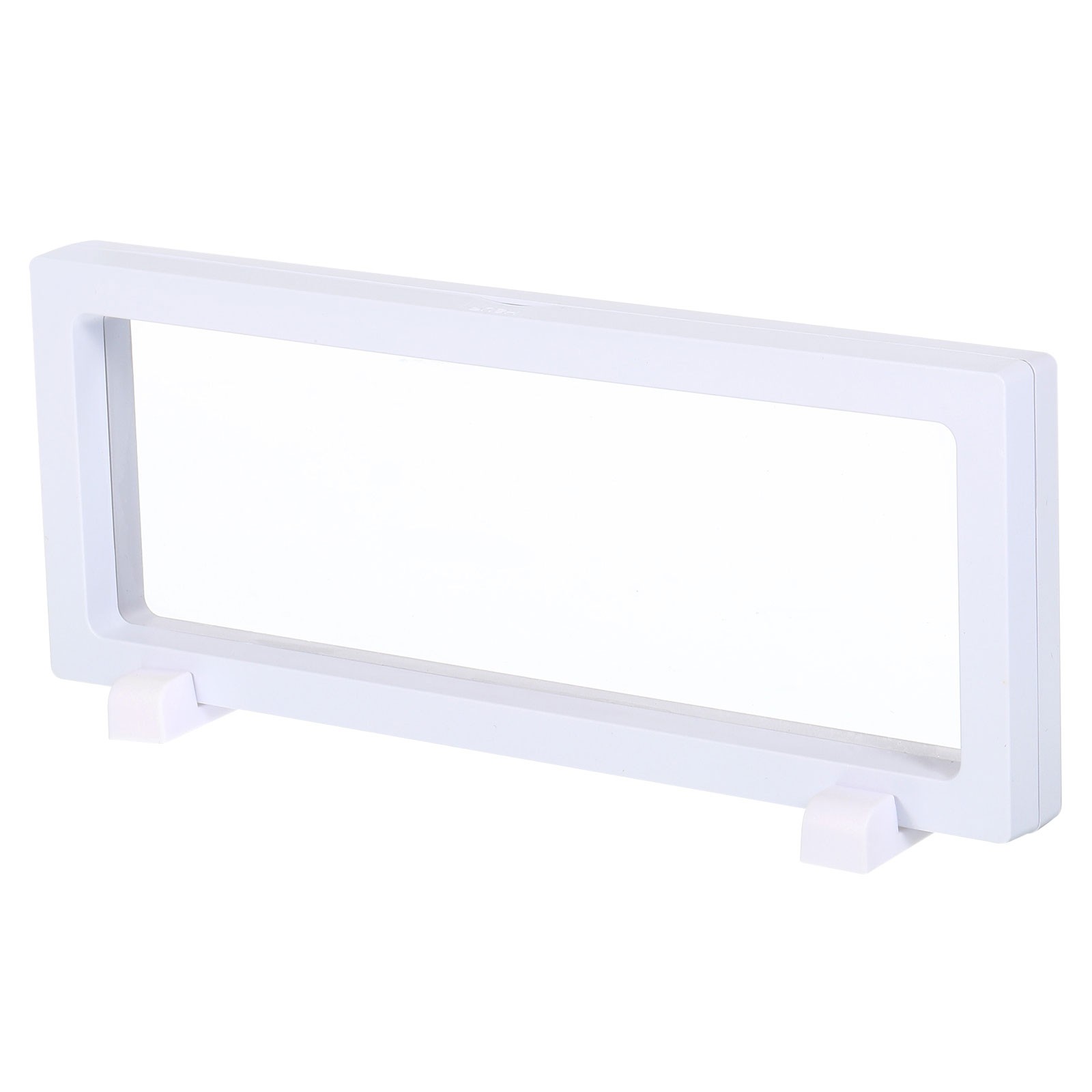 5Pcs 3D Floating Display Case, Coin Display Holder Case(White, 9x3.5″)