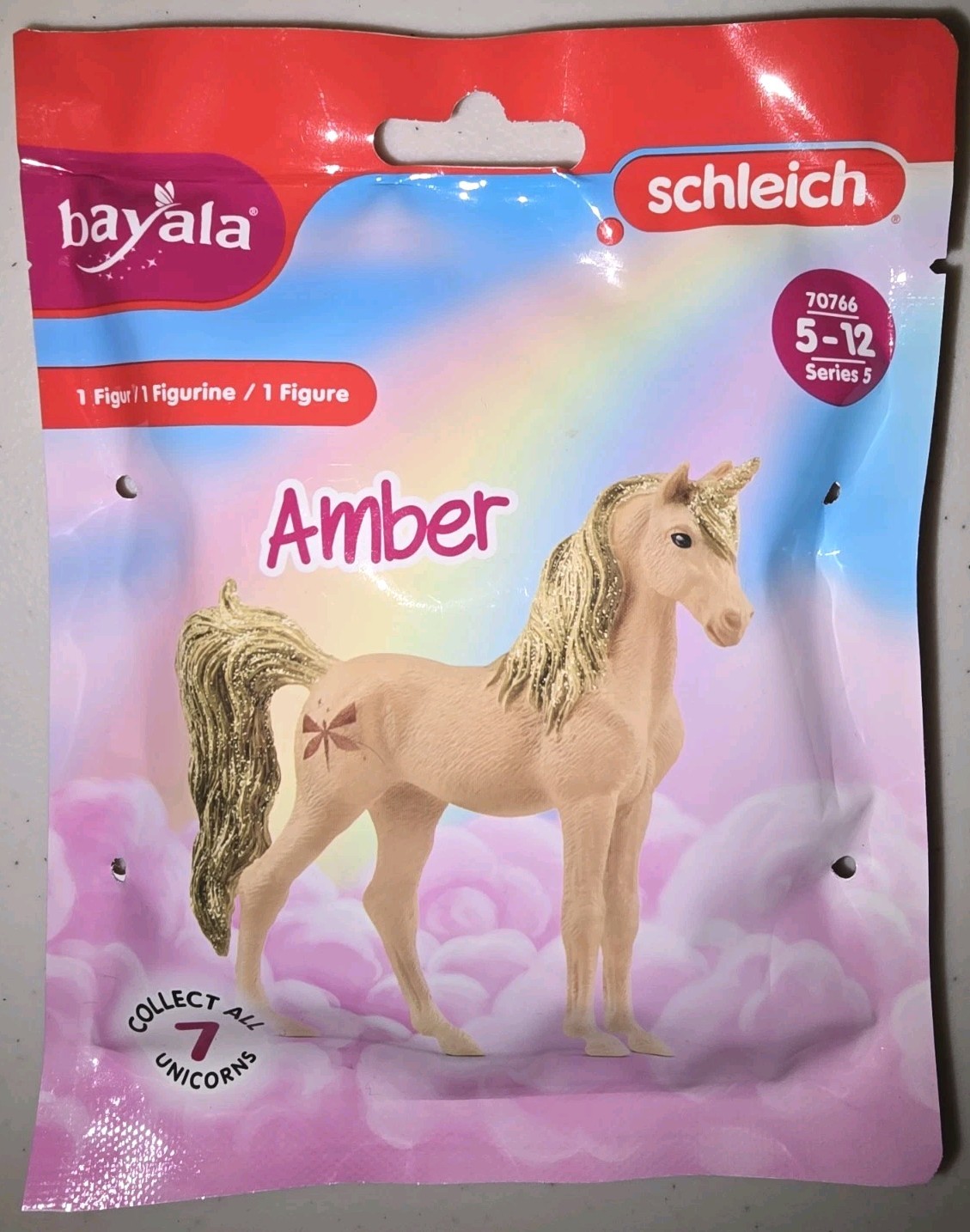 Schleich Bayala Series 5 AMBER Unicorn Animal Figure 70766. NEW. SEALED. NIP