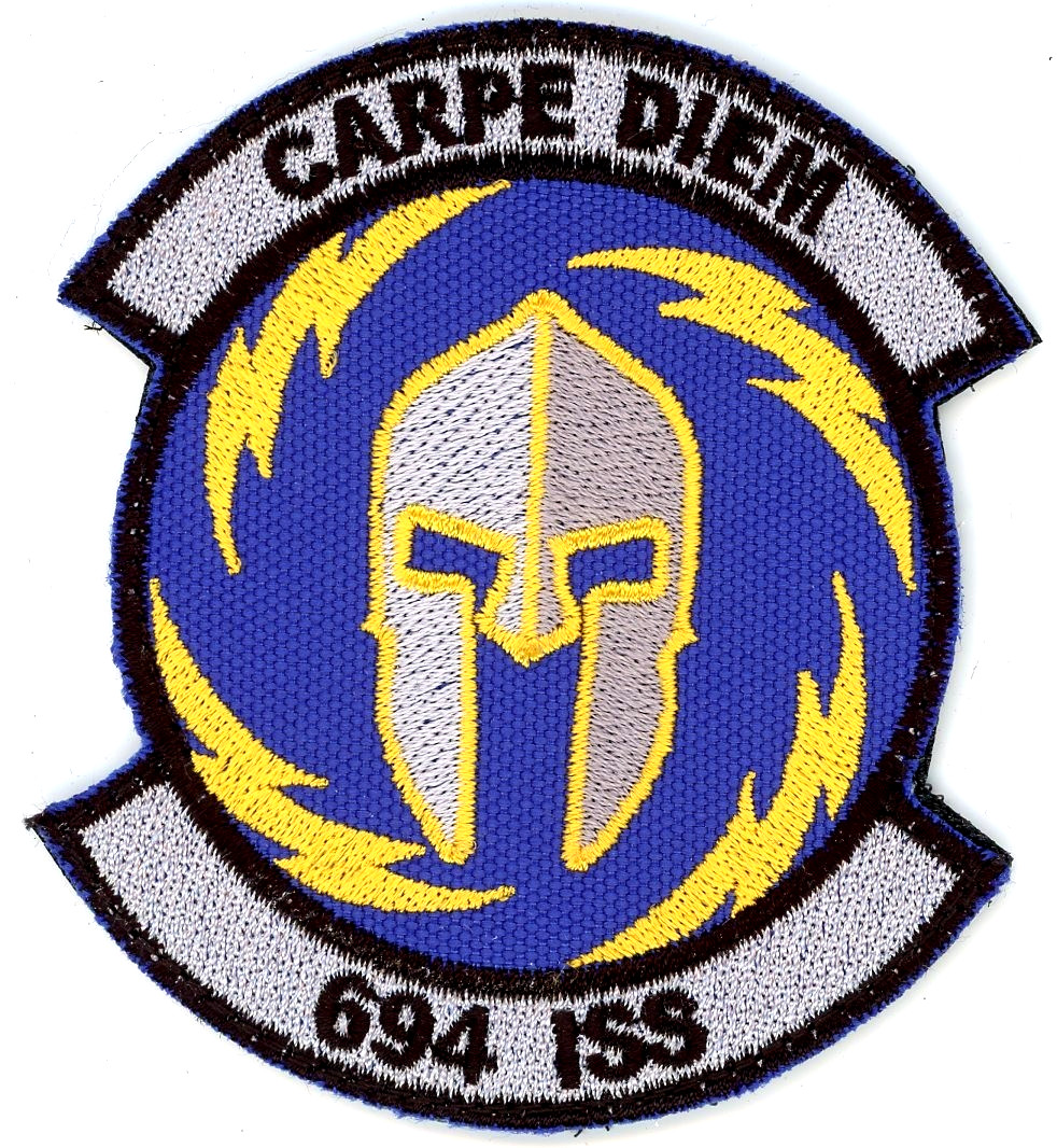 US Air Force Patch: 694th Intelligence Support Squadron 694 ISS V2