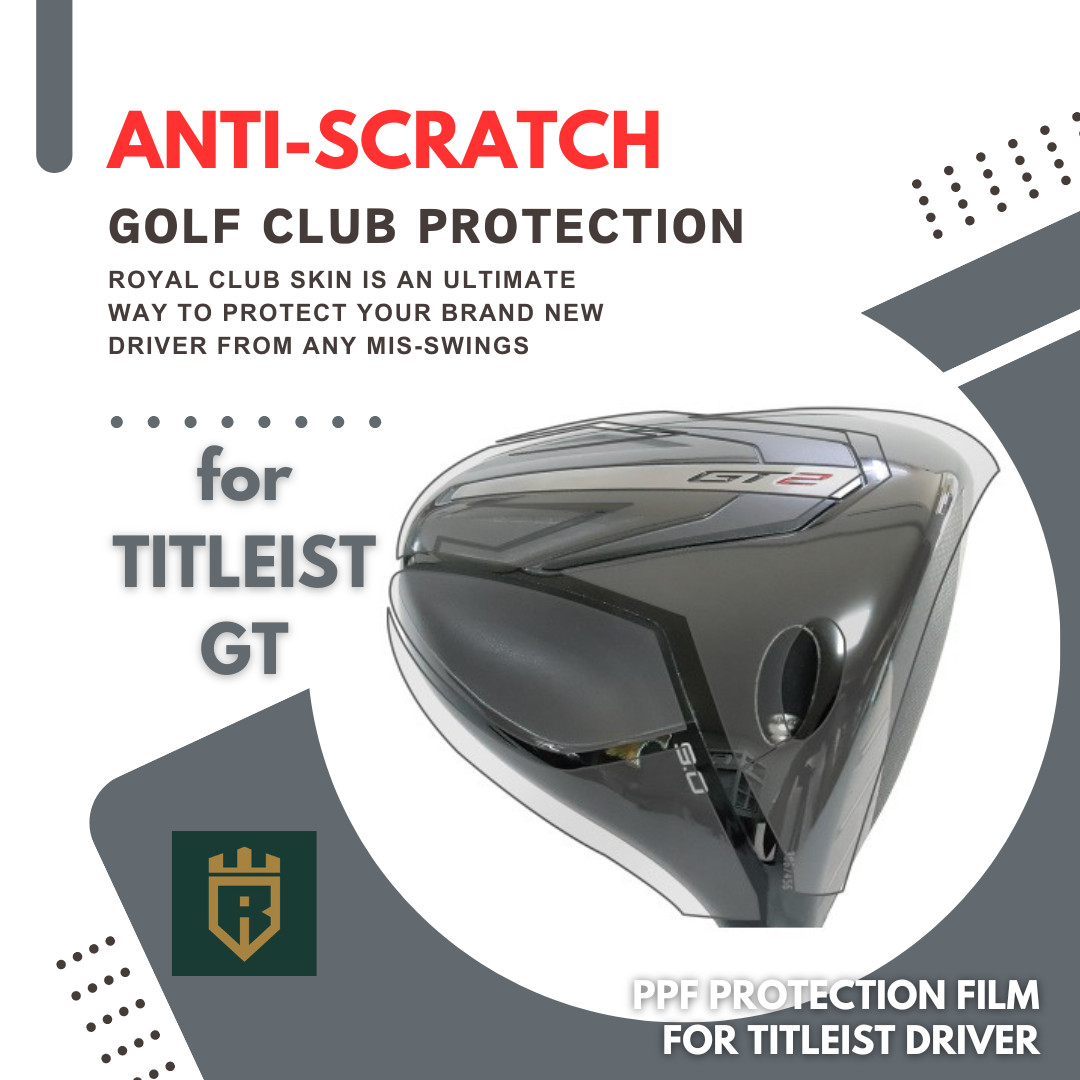 for Titleist GT Driver Royal Club Skin Golf Club Protection Film GT 2 3 4