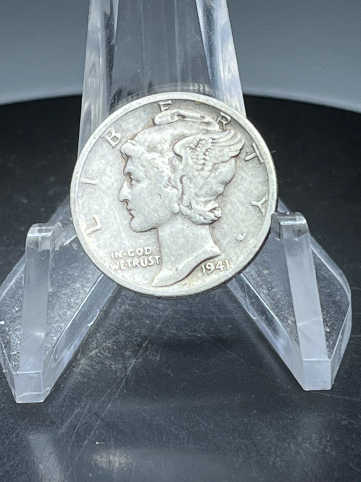1941-D Mercury Dime - Actual Silver Coin  Shown # CB34