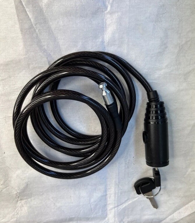 VOSKER V-CB-LOCK 6ft cable lock for Mobile Security Cameras or security box