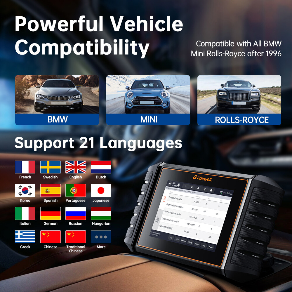 Wifi Tablet Scanner OBD2 Code Reader All System Diagnostic Bi-directional Tool