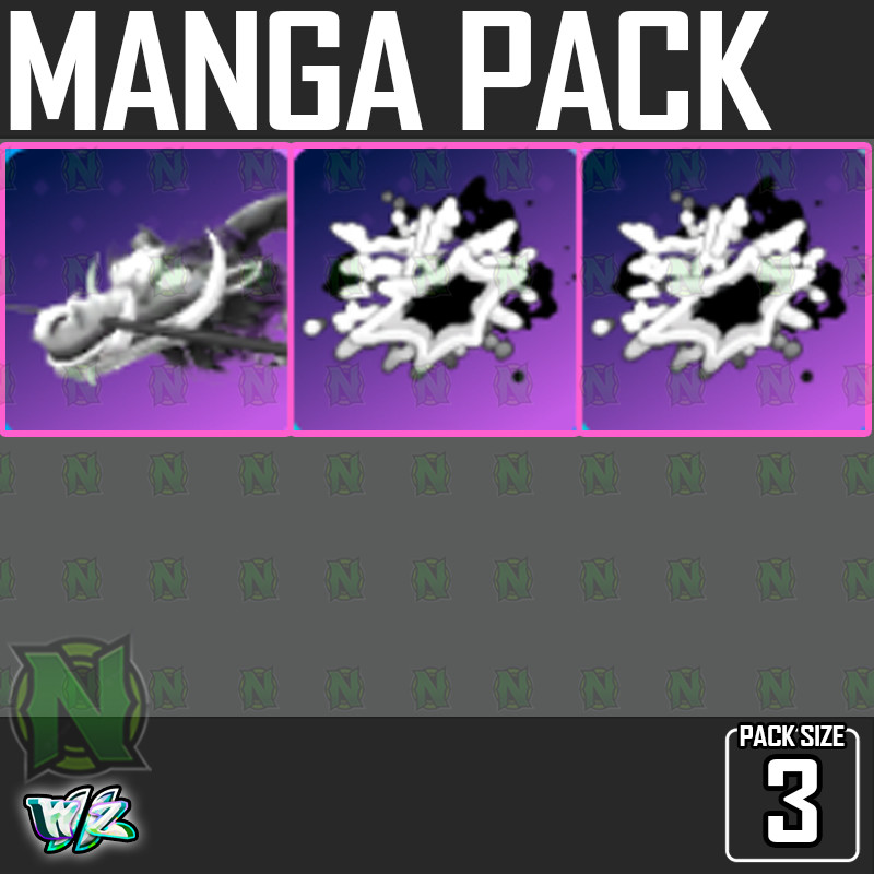 World Zero WZ - 3 PACK - MANGA DRAGON + 2x MANGAINK AURA