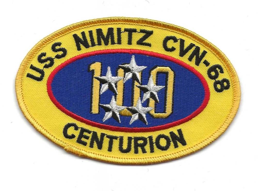 USN CVN-68 USS NIMITZ CENTURION patch