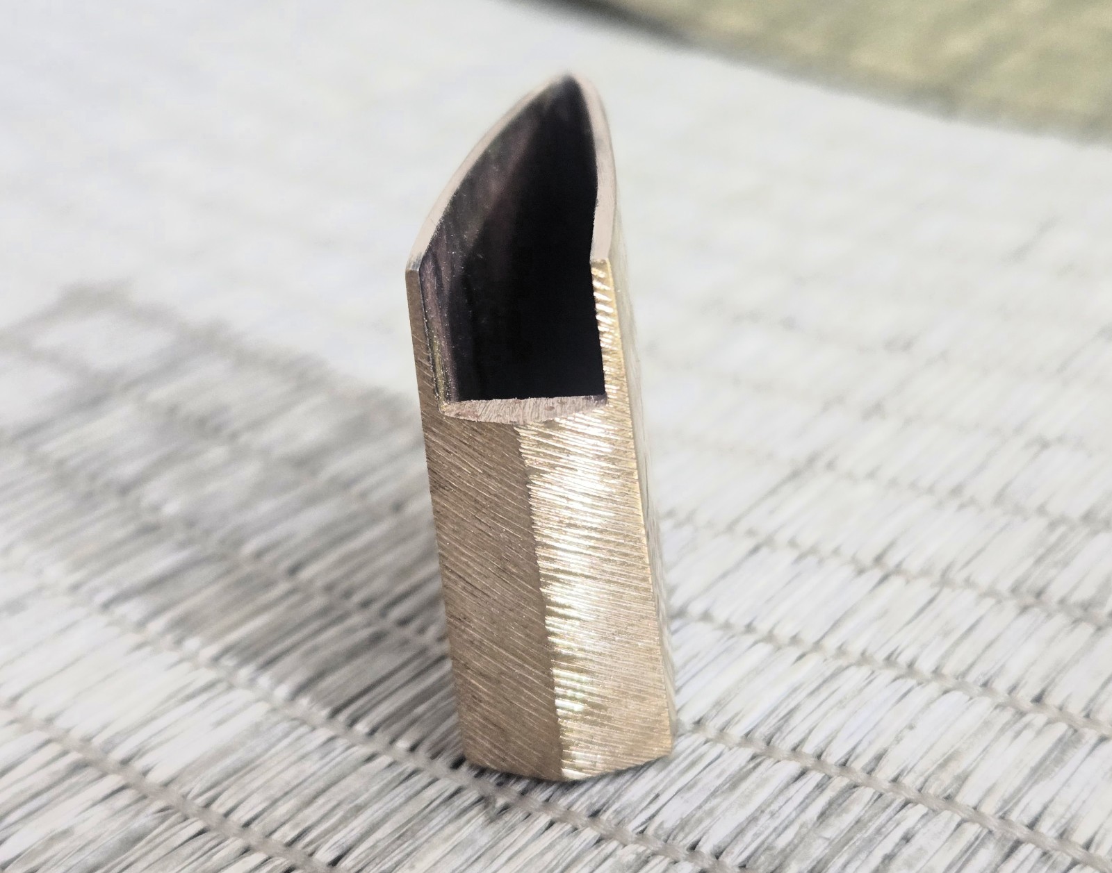 Handmade Brass Habaki for Japanese Katana Samurai Sword Wakizashi DIY