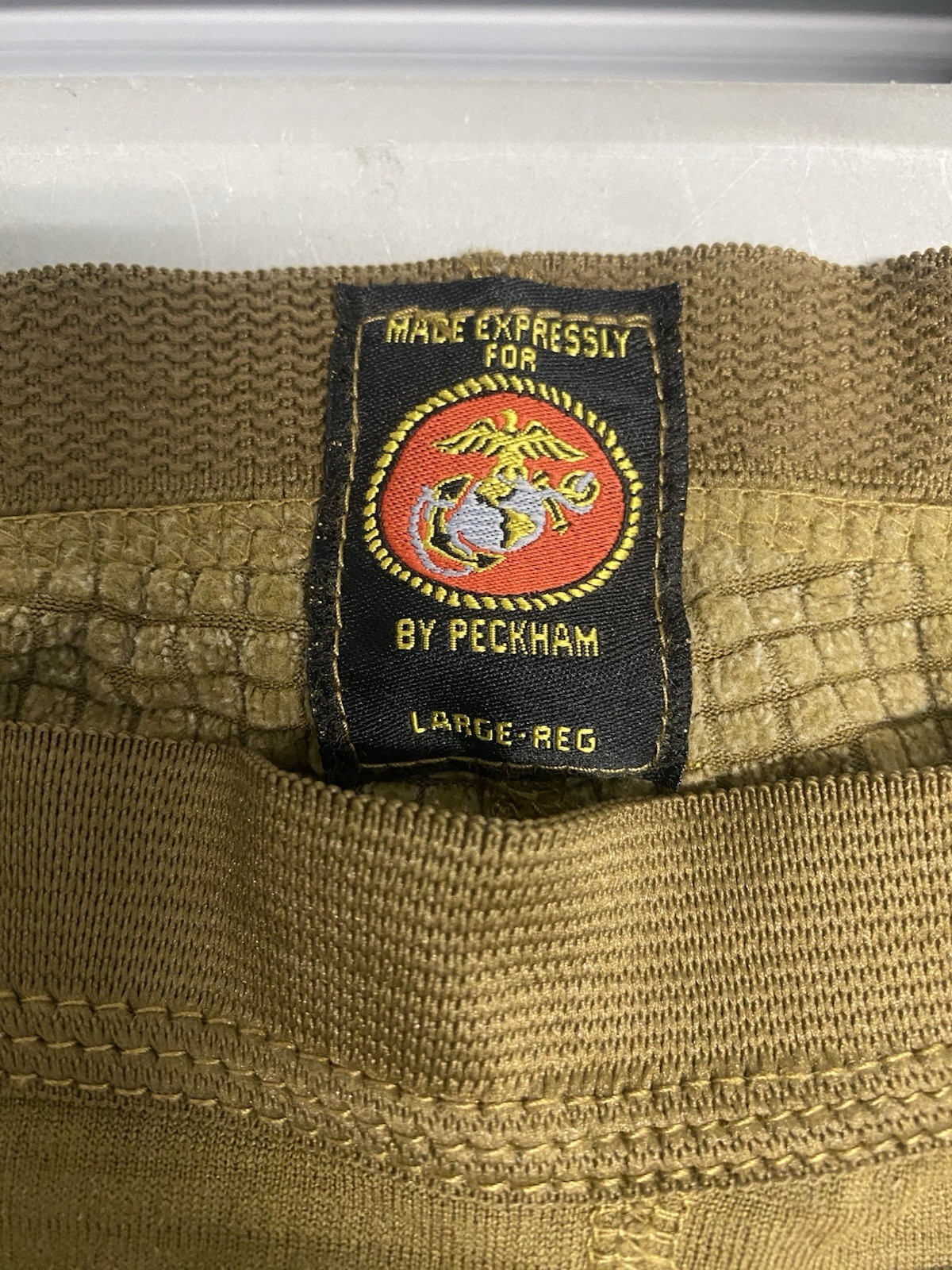 USMC FROG Polartec Grid Fleece Waffle Pants Large Reg Peckham FR Cold Weather