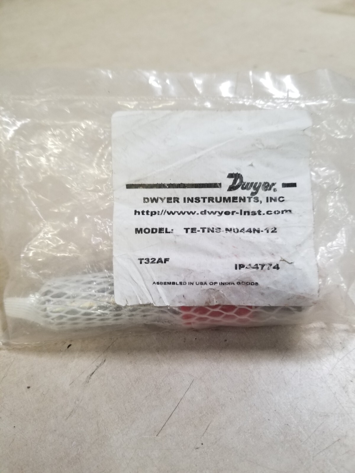 Dwyer Temperature Sensor TE-TNS-N044N-12