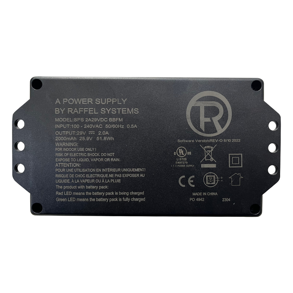 Recliner Raffel Systems Rechargeable Battery Pack Power Supply SPS 2A29VDC BBFM