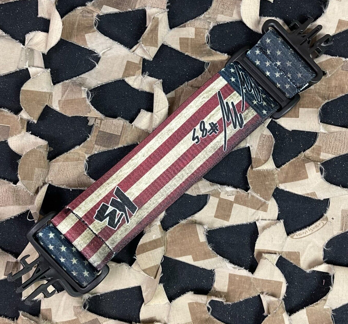 NEW KM Paintball Grill Goggle Strap - U.S.A. Ryan Moorhead