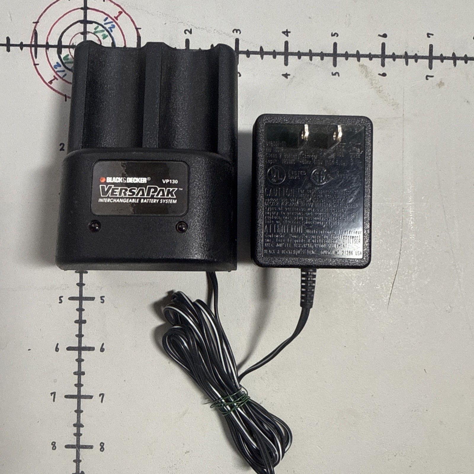 Black & Decker Cordless Screw Driver Power Driver Wall Charger Only.