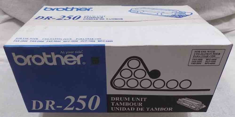Genuine Brother DR-250 Drum Unit Cartridge * OEM Factory Sealed  NEW * FREE SHIP