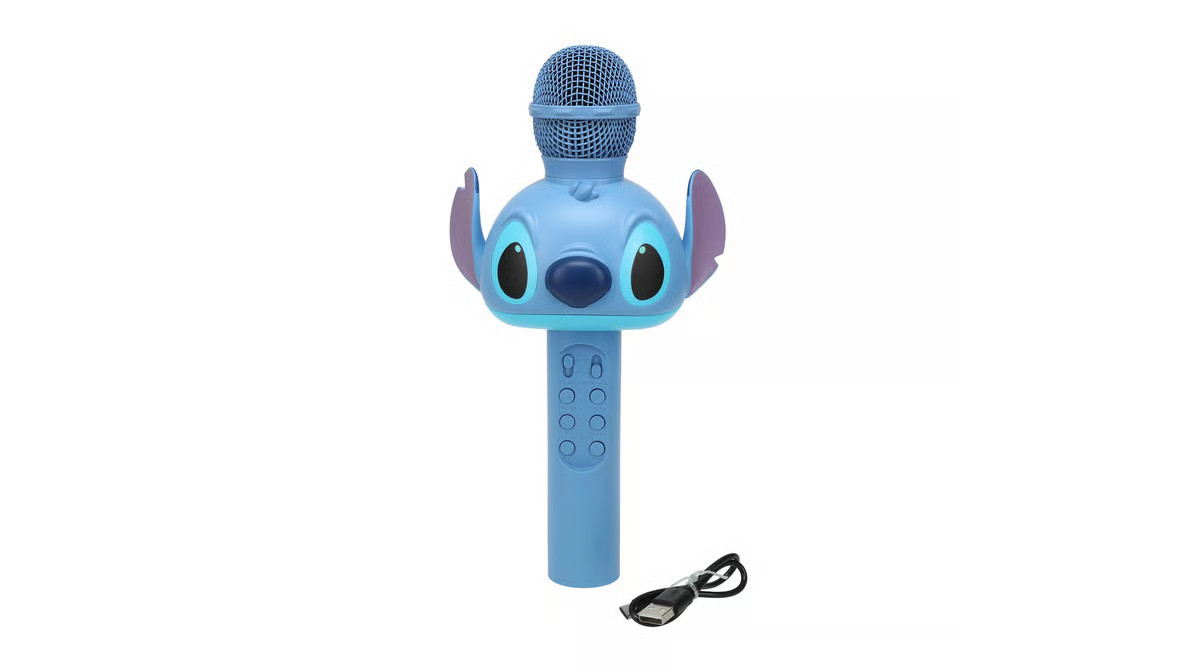 Disney Stitch LED Karaoke Microphone NEW