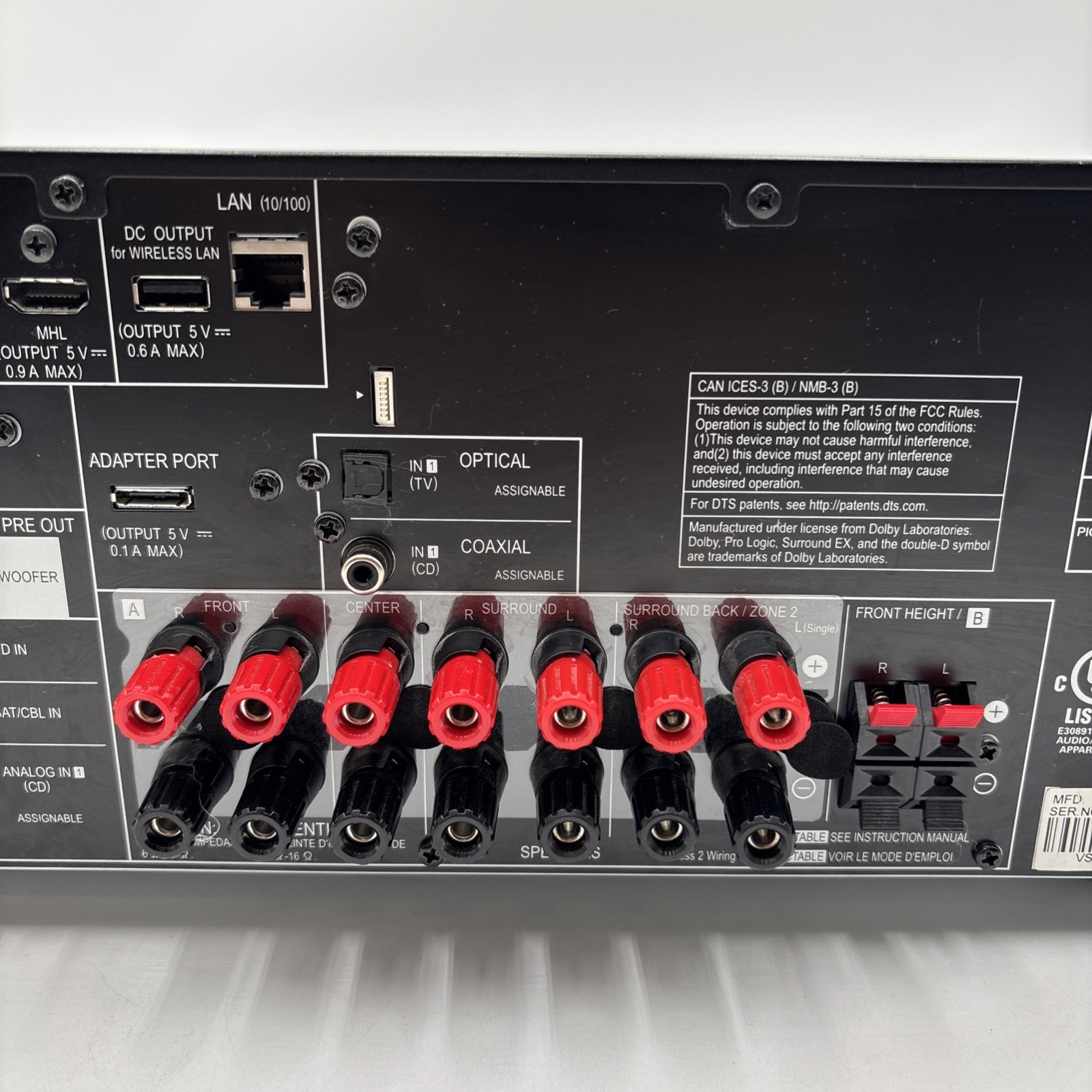 Pioneer VSX-1024 A/V Stereo Receiver
