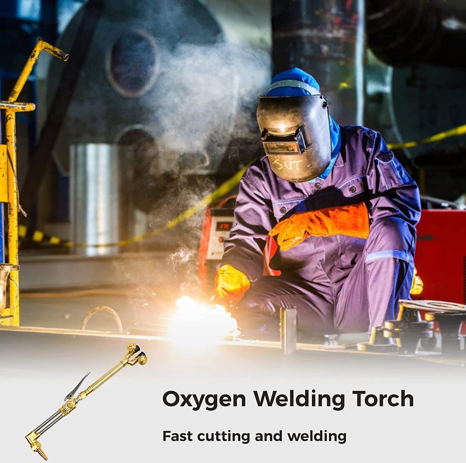 Victor Style CA1350, 100FC Oxygen/Acetylene Cutting Welding Torch Heavy Duty US
