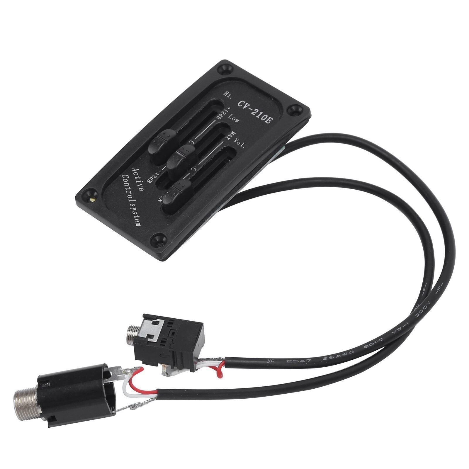 Violin Pickup Adjustable Silent EQ Equalizer Accessory Set Kit for Electric