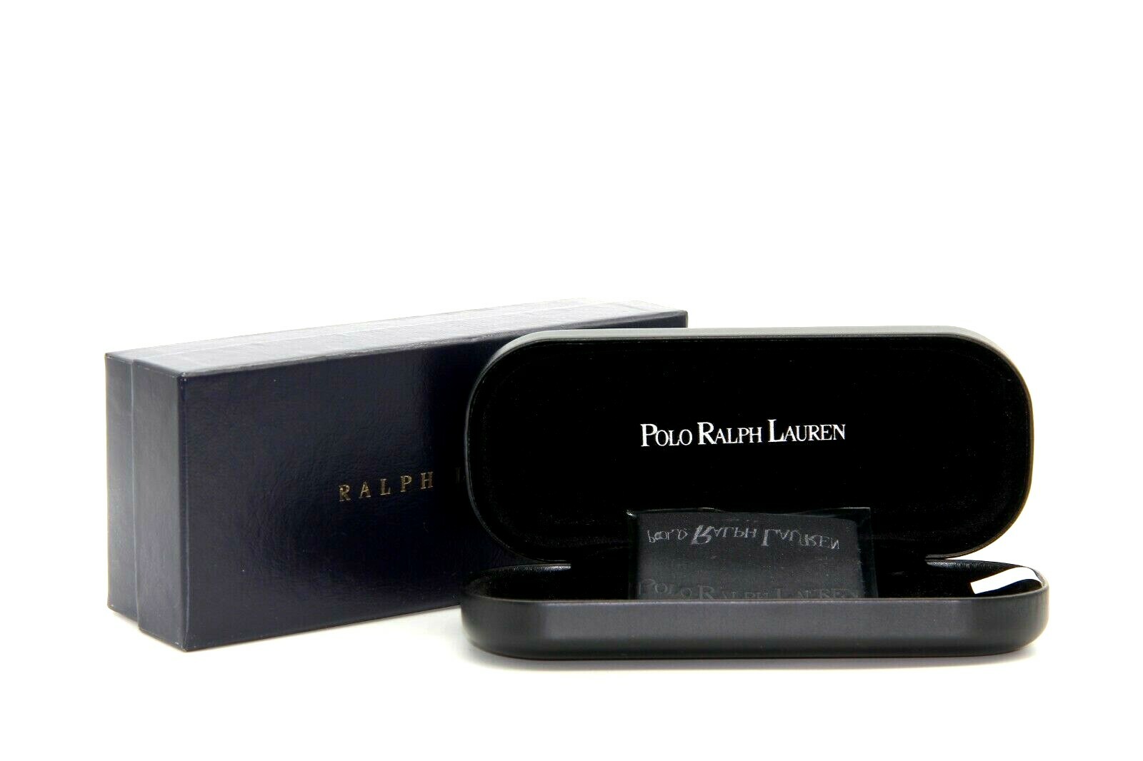 POLO RALPH LAUREN SUNGLASSES EYEGLASSES OPTICAL BLACK SMALL CASE ONLY
