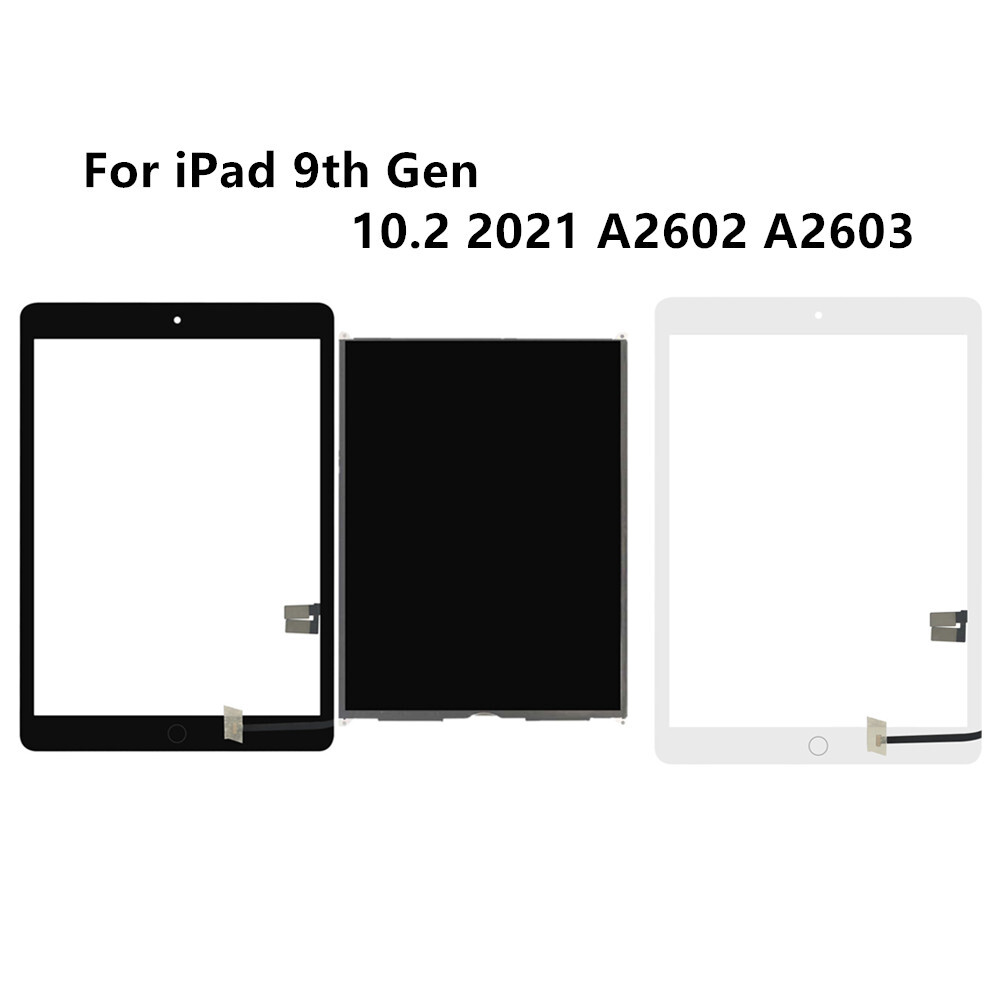 For iPad 9th 10.2 2021 A2602 A2603 LCD Display / Touch Screen Digitizer Home LOT