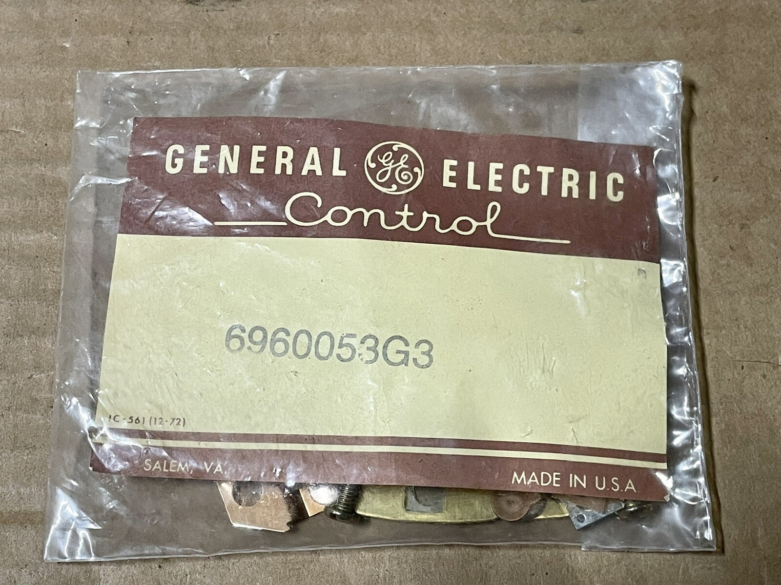 General Electric Cat # 6960053G3 Contact Kit (Pack of 2) - New and Ships FREE