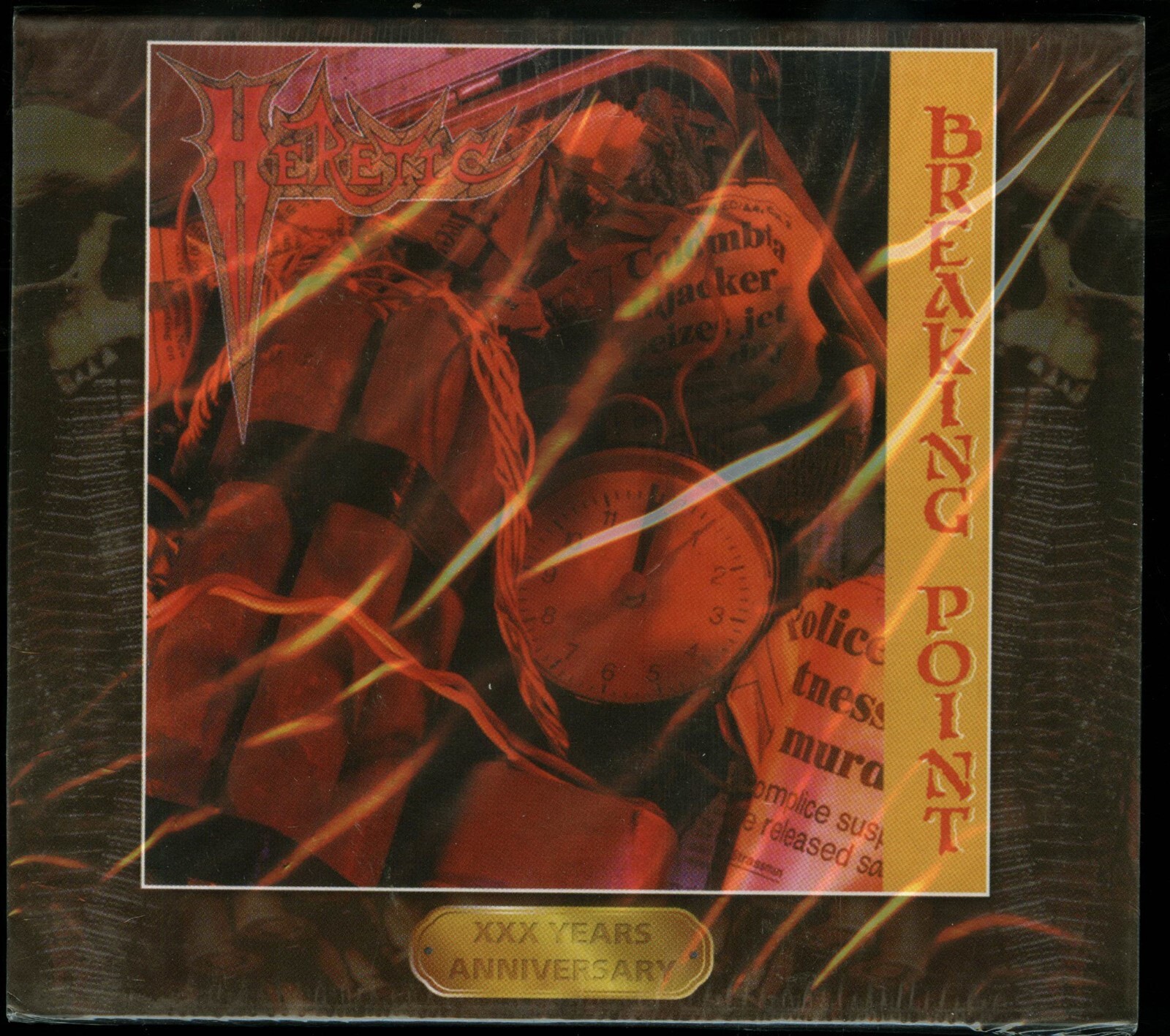 Heretic Breaking Point XXX Years Anniversary CD new Brazil Press Torture Knows