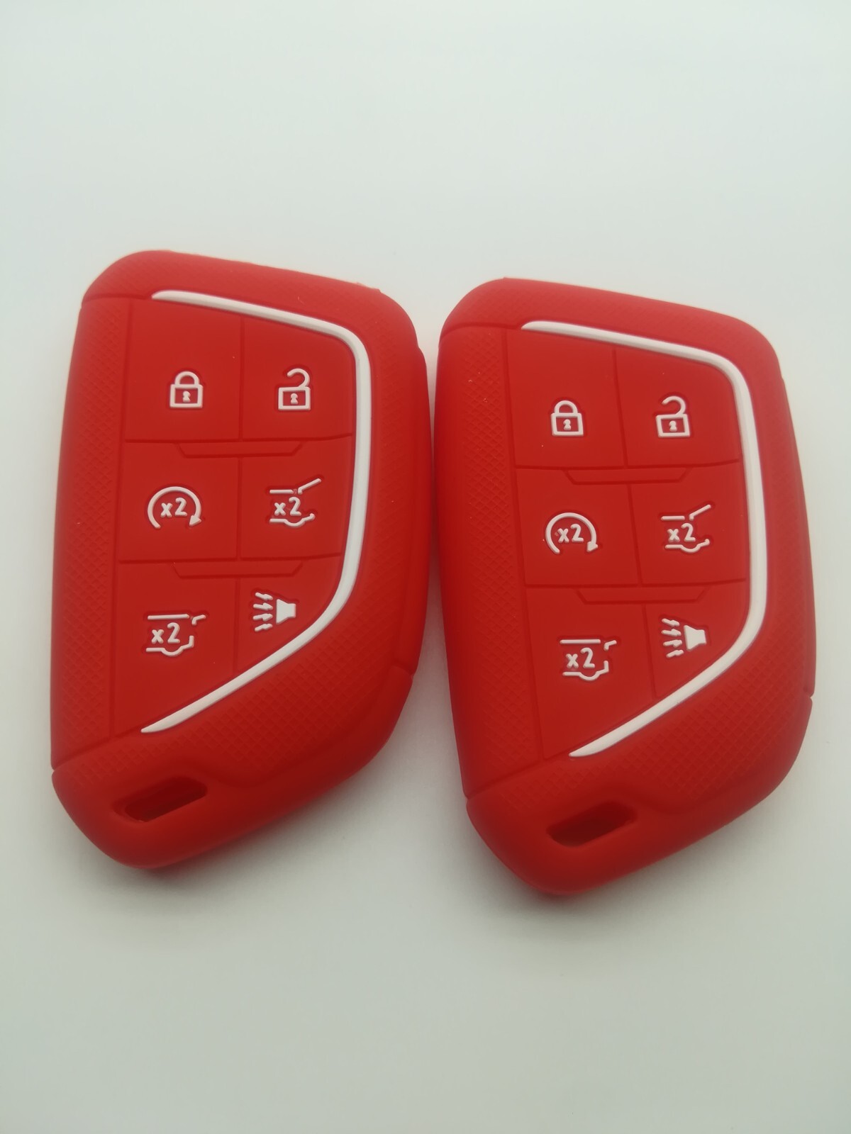 2*Silicone Key Cover for 2020 2021 2022 2023 2024 CADILLAC ESCALADE ESCALADE ESV