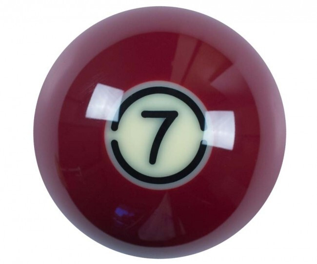 Individual Aramith #7 Tournament Replacement Pool Ball - RBAT