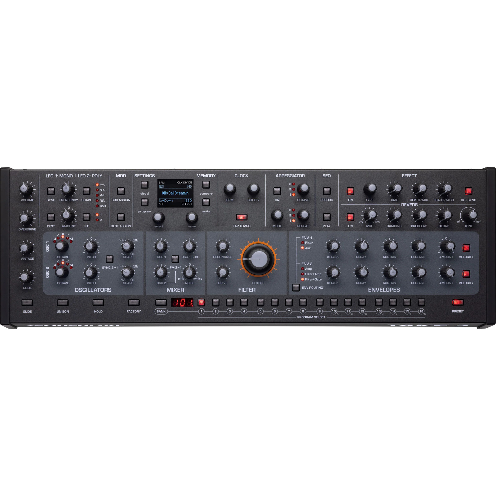 Sequential Take-5 Desktop Module 5-Voice Polyphonic Synthesizer