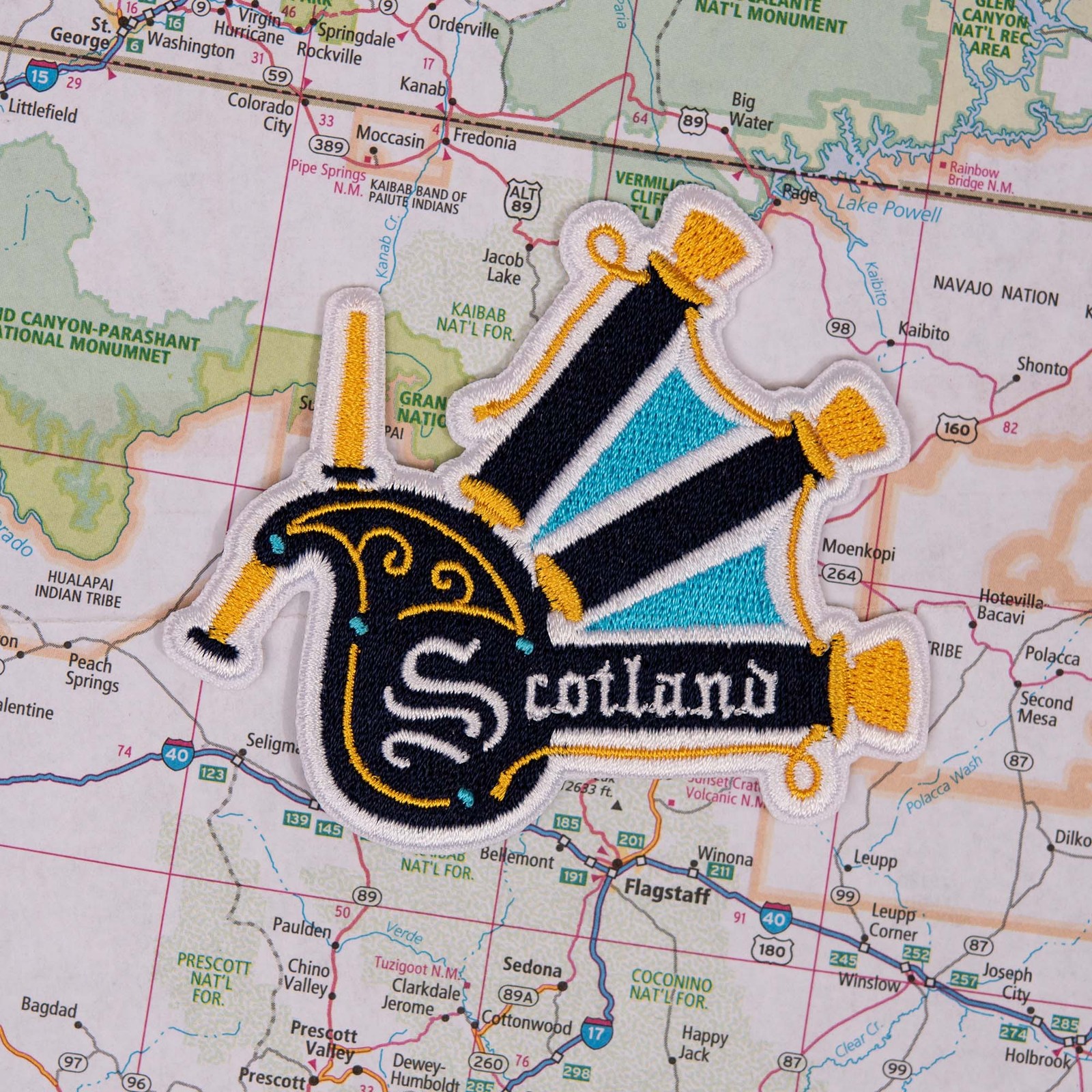 Scotland Iron on Travel Patch - Great Souvenir or Gift for travellers