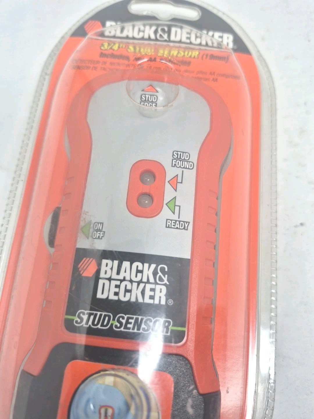 Black and Decker 3/4” SF100 Stud Sensor - New
