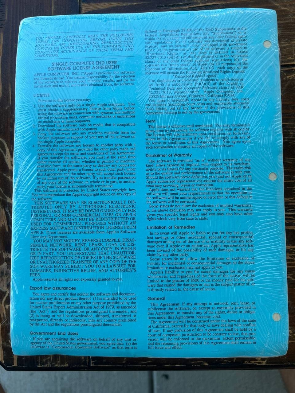 Apple MPW Programmer’s Workshop Reference v1.0 APDA Manual w/ Disk