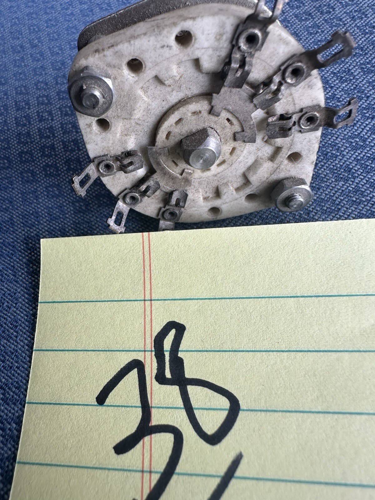 Lot 38 2POS 2 Pole Ceramic Rotary Switch NOS