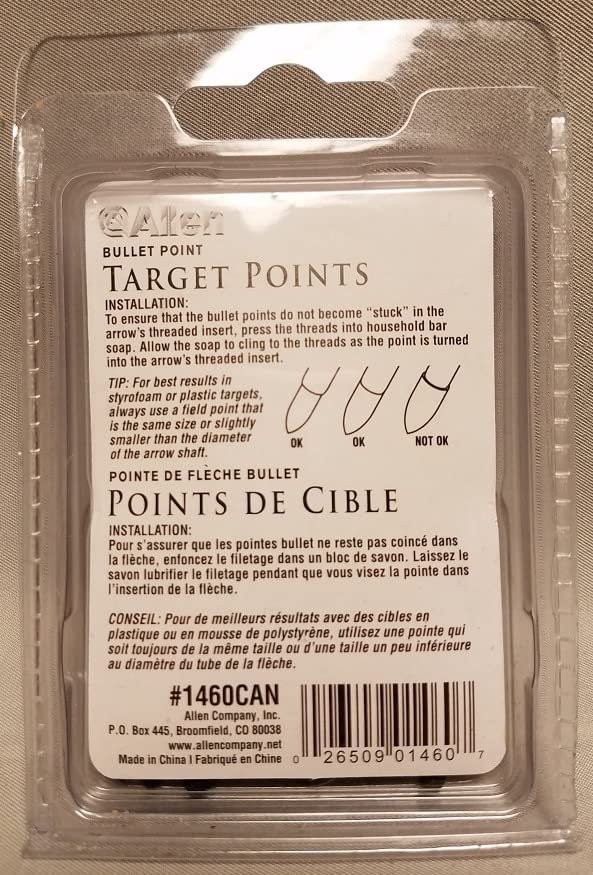 Allen Company Archery Bullet Points - Soft Arrow Tips for Target Practice -...
