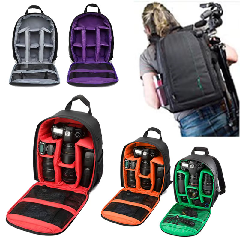 Waterproof Camera Backpack for Canon Nikon Sony DSLR Digital SLR Bag Case