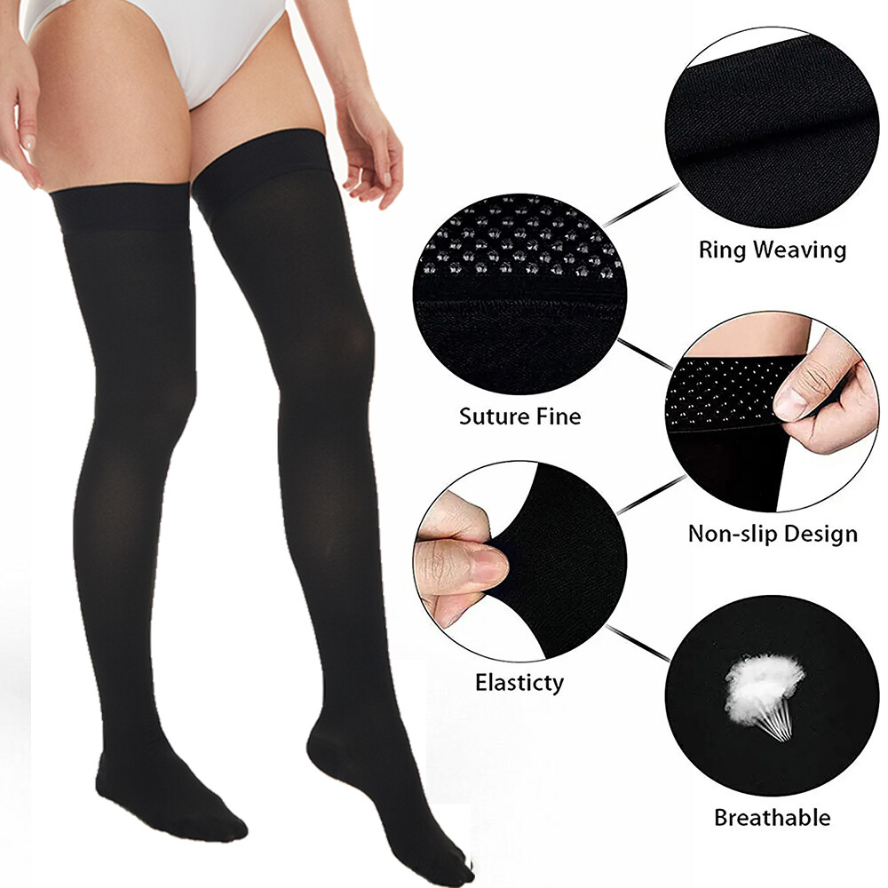 Thigh High Compression Socks 20-30 mmHg Support Stockings Surgical Varicose Pain