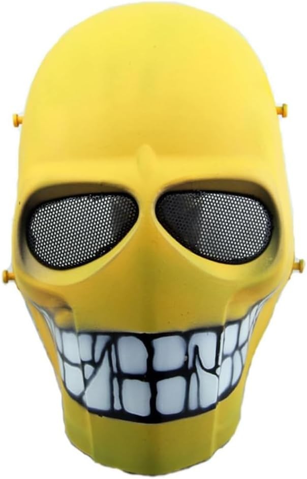 Airsoft Paintball Full Face Mesh Mask Protective Hockey BB Graffiti Camo