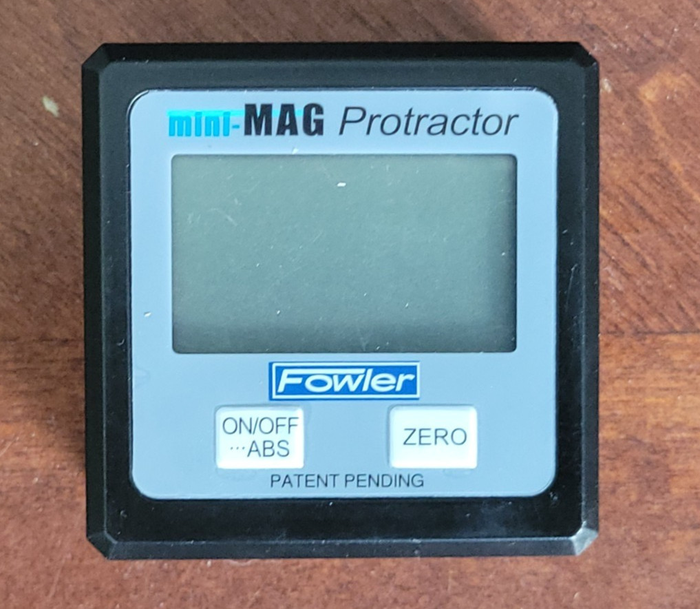 Fowler Mini-Mag Digital Protractor Magnetic Model 54-422-450-0