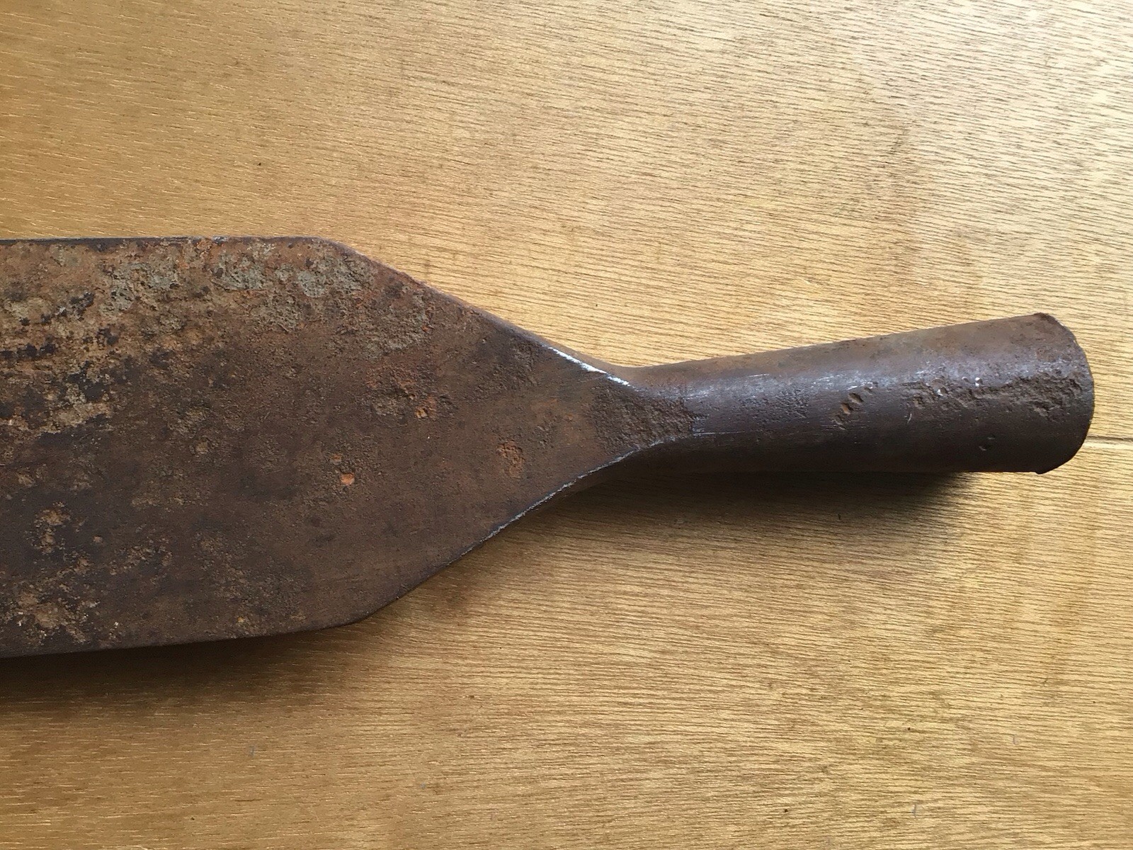 Vintage Metal Timber Framing Chisel 14 Inch Tool