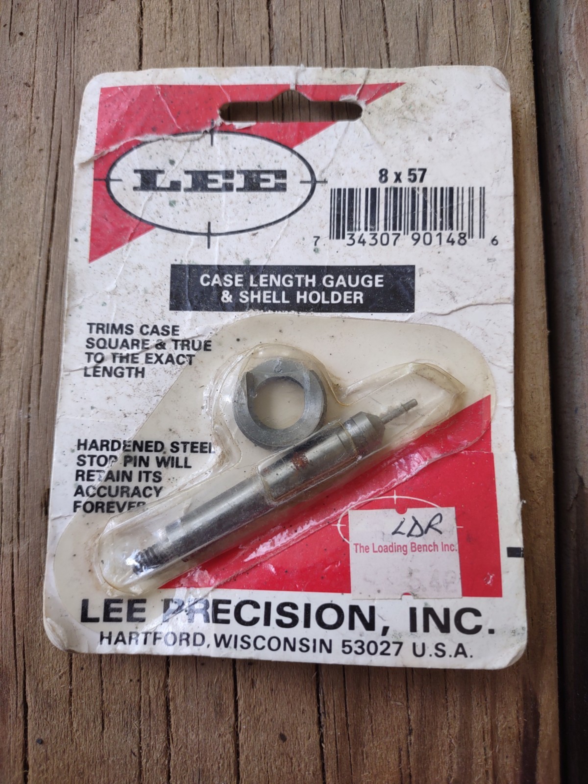 Lee 90148 Case Length Gauge & Shell Holder 8 x 57 Mauser