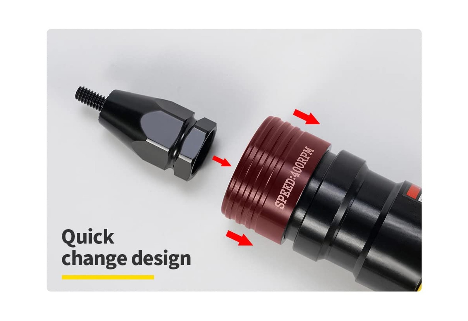 Pneumatic 3/8 Self-Locking Rivet Nut Gun Head with (Replacement... FAST USA SHIP