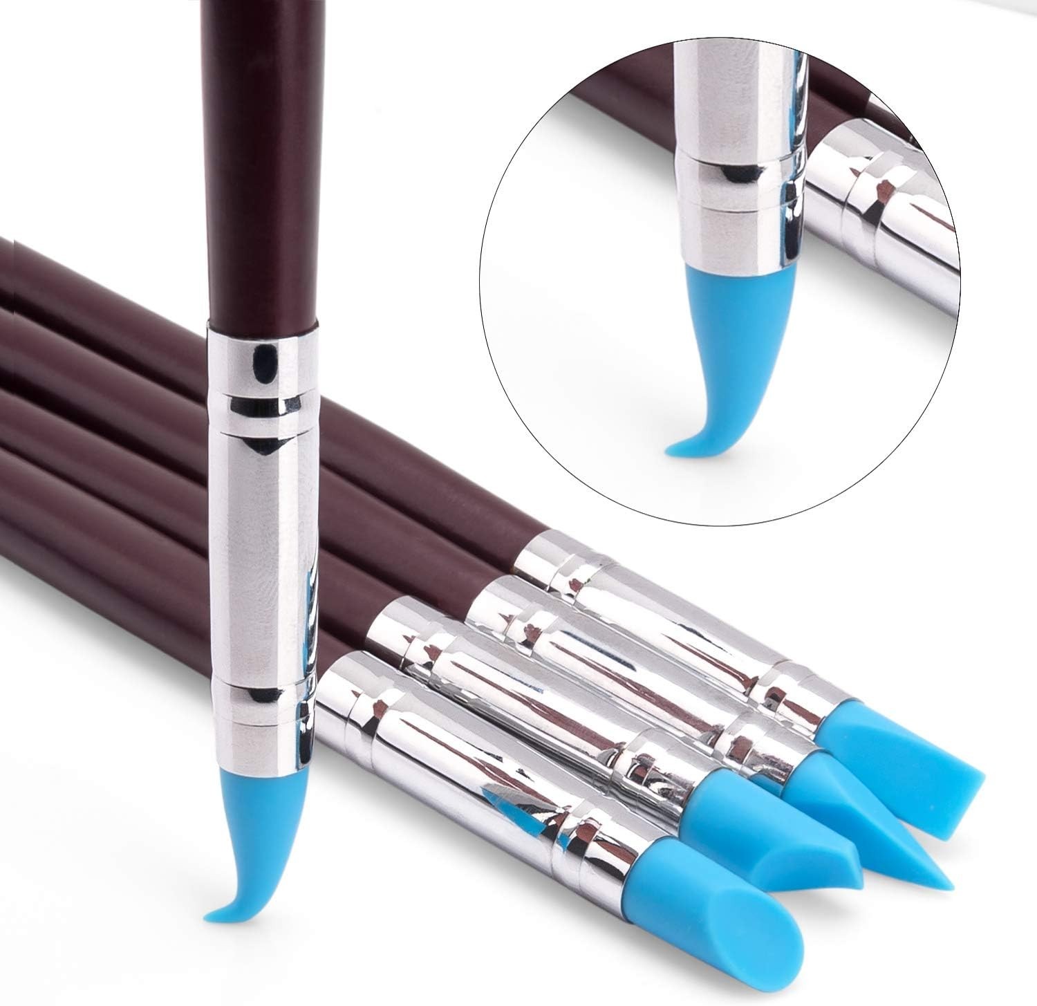 Silicone Sculpting Tools Set - 10Pcs for Creative Pottery & DIY Projects